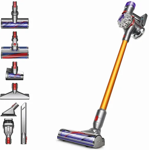 Пылесос Dyson V8 SV25 Absolute, серебристый/золотой (Silver/Gold)