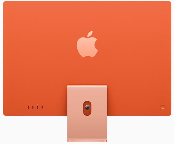 Моноблок Apple iMac 24" Retina 4,5K, M3 (8C CPU, 10C GPU, 2023), 8 ГБ, 256 ГБ SSD, оранжевый