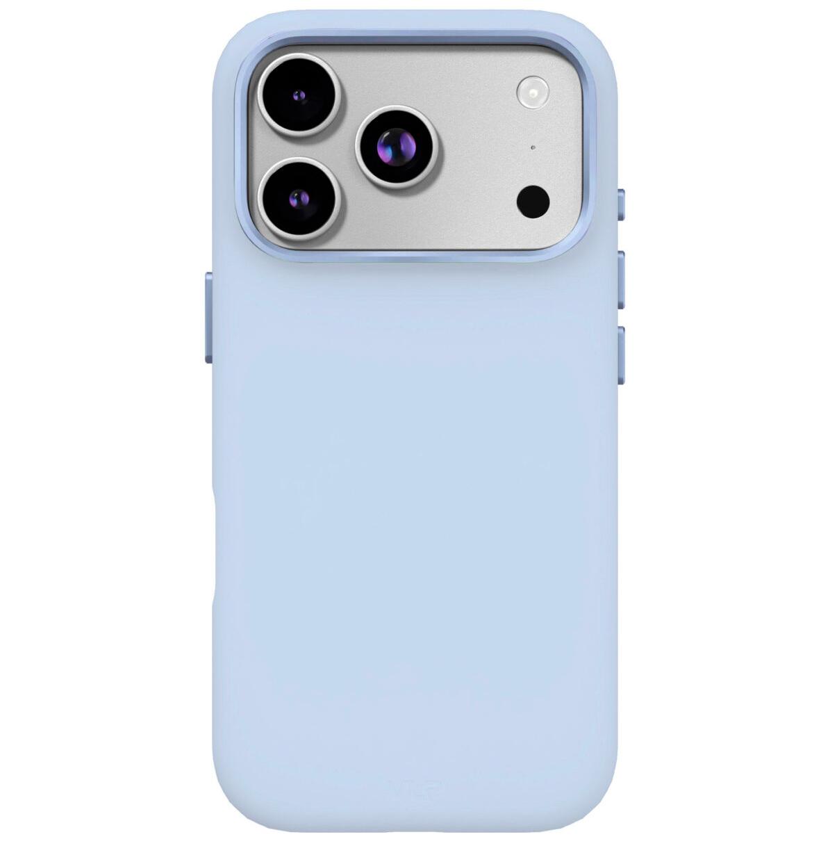 Чехол защитный "vlp" Aster Pro Case с MagSafe для iPhone 17 Pro, голубой