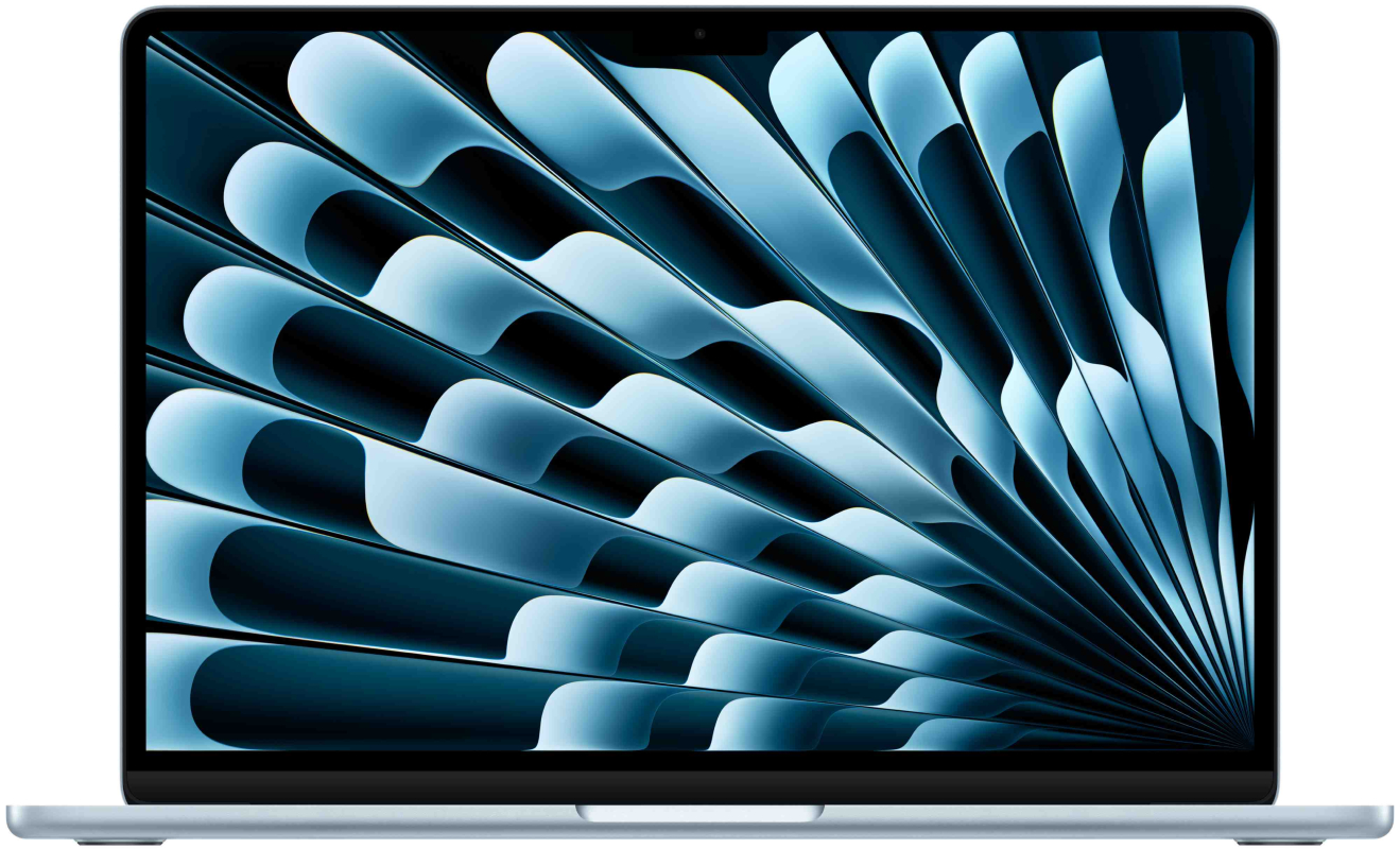 Apple MacBook Air 15" M5 24 ГБ, 1 ТБ SSD, «небесно-голубой» (MDVU4)