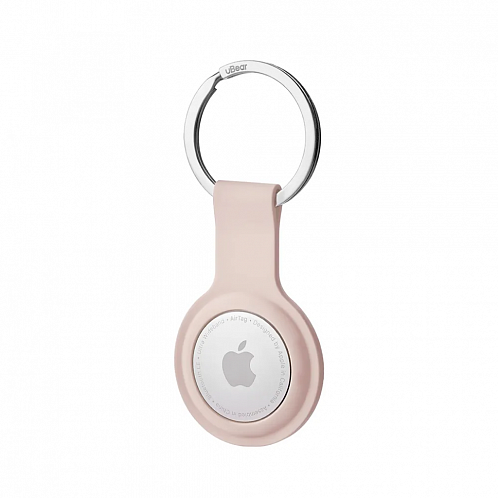 Брелок-подвеска uBear Touch Ring Case для AirTag, розовый